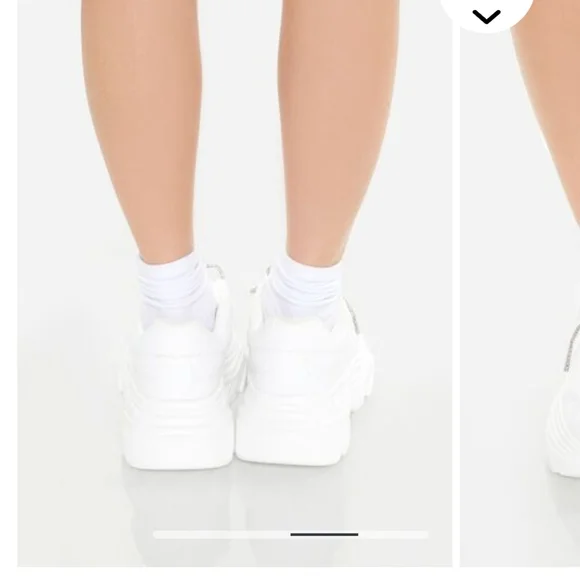 Forever 21 Glitter Lace-Up Platform Sneakers size 8 - Picture 2 of 13